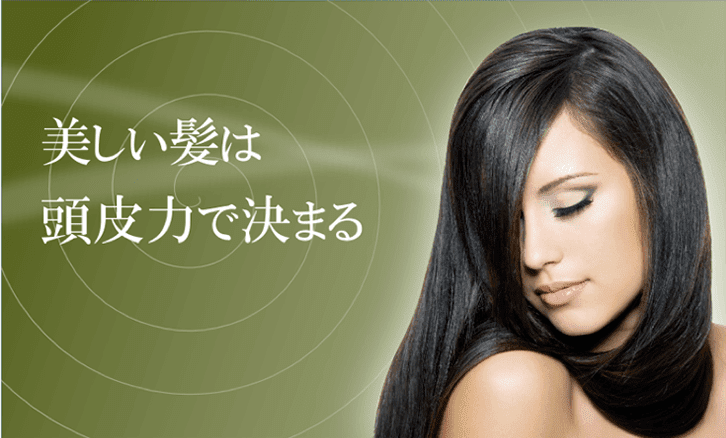 美しい髪は頭皮力で決まる
